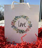 Beutel "Love" aus Kraftpapier : Verpackung für einmachgläser konfitürenglas preserve