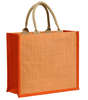 Shopper Jute IBIZA zweifarbig  35xB.15xH.30 cm : Ladentaschen einkaufstaschen modetaschen