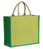 Shopper Jute IBIZA zweifarbig  35xB.15xH.30 cm : Ladentaschen einkaufstaschen modetaschen