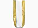 Bodenbeutel aus Pappe breite GOLD-Streifen : Verpackung für bäkerei konditorei