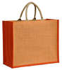 Shopper Jute IBIZA zweifarbig  42xB.17xH.35 cm : Ladentaschen einkaufstaschen modetaschen