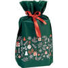 Vliessäckchen PP grün/ weiss/ rot mit Schleife : Ladentaschen einkaufstaschen modetaschen