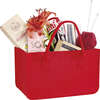 Tragetasche Filz rot 4-eckig : Ladentaschen einkaufstaschen modetaschen