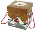 Boite carrée pliante chalet  : Geschenkschachtel präsentbox