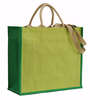Shopper Jute IBIZA zweifarbig  45xB.20xH.40 cm : Ladentaschen einkaufstaschen modetaschen