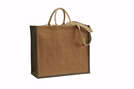 Shopper Jute IBIZA zweifarbig  45xB.20xH.40 cm : Ladentaschen einkaufstaschen modetaschen