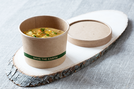 25 runde Suppenbehälter aus Kraftpapier : Events, catering