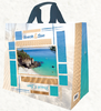 33l Polypropylen-Beutel "Beach Sun" : Ladentaschen einkaufstaschen modetaschen