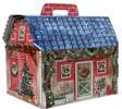 Valisette Maison Noël avec poignée  : Geschenkschachtel präsentbox