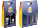 Karton "Krug" für 2 und 3 Flaschen : Verpackung fur flaschen und regionalprodukte