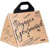 Dreieckige Schachtel "Voyage Gourmand" : Geschenkschachtel präsentbox