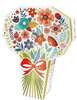 Primavera-Pappschachtel in Blumenstrauform : Geschenkschachtel prsentbox