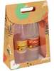 Karton-Geschenkbeutel mit Sichtfenster &#8222;Orange Canyon&#8220; : Verpackung fur flaschen und regionalprodukte
