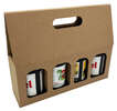 Geschenkkarton 4-Fl. Bier Steinie 33cl : Verpackung fur flaschen und regionalprodukte