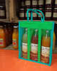 Vliestasche für 1/2/3 Flaschen m. Fenster : Verpackung fur flaschen und regionalprodukte