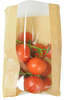 Kraftbeutel bedruckt Obst & Gemüse 3Kg m. Fenster - 1.000 St. : Verpackung für bäkerei konditorei