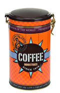 Metalldose rund für Kaffee 'Coffee Industries' : Neu