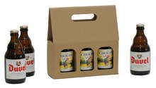 Geschenkkarton 3-Fl. Bier Steinie 33cl : Verpackung fur flaschen und regionalprodukte