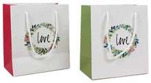 Beutel "Love" aus Kraftpapier : Verpackung für feste