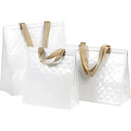 Sac isotherme rectangle blanc  : Ladentaschen einkaufstaschen modetaschen
