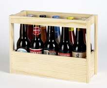 Coffret bois bières  : Verpackung fur flaschen und regionalprodukte