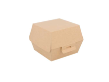 Hamburger-Box 'thepack' naturbraun 220 Gr. : Geschirr / snacks