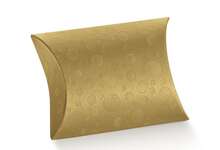 Geschenktasche Pappe Gold Blockform : Geschenkschachtel präsentbox