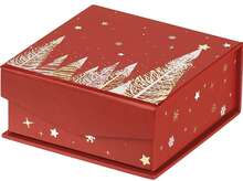 Coffret carton carré chocolats : Geschenkschachtel präsentbox