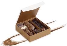 Coffret carton carré chocolats   : Geschenkschachtel präsentbox