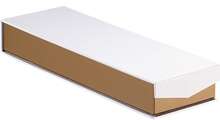 Coffret carton rectangle chocolats 2 rangées : Geschenkschachtel präsentbox