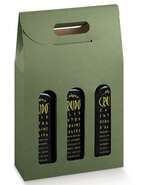 Coffret carton cadeaux pour bouteilles spéciales huile d'olive AOC : Verpackung fur flaschen und regionalprodukte