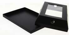 Rechteckige Käseglocke schwarz : Tabletts und servierplatten