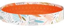 Corbeille ronde bords droits orange fraicheur  : Korb geschenkkorb präsentierungskorb