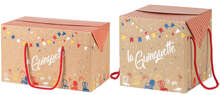 Geschenkschachtel kubik "La Guinguette" : Geschenkschachtel präsentbox