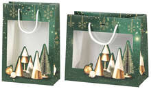 Fenstertüte "Frohe Weihnachten"  : Ladentaschen einkaufstaschen modetaschen