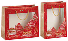 Papiertüten "Frohe Weihnachten" : Ladentaschen einkaufstaschen modetaschen