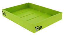 Grüne Kiste "Bio"  : Korb geschenkkorb präsentierungskorb