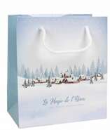 Sac carton " La magie de l'hiver  : Verpackung für feste
