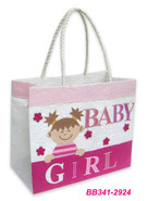 Geschenktasche Handkraft Baby Girl : Verpackung für feste