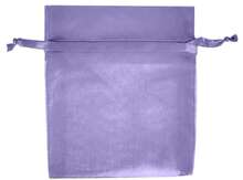 Organdybeutel mit Verschluss lavendel : Verpackung für bäkerei konditorei