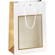 Sac vitrine à fenêtre PVC : Ladentaschen einkaufstaschen modetaschen