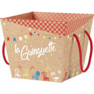 Corbeille haute la Guiguette  : Geschenkschachtel präsentbox