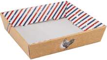 Quadratischer Kraft-Kartonkorb &#8222;Gallus&#8220; : Korb geschenkkorb prsentierungskorb