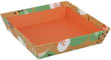 Quadratischer Kartonkorb &#8222;Orange Canyon&#8220; : Neu