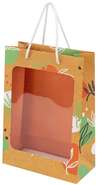  Rechteckige Papptasche &#8222;Orange mit Canyon-Fenster&#8220; : Ladentaschen einkaufstaschen modetaschen