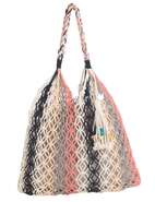 Mehrfarbige Netztasche aus Baumwolle : Artikel zum weiterverkauf