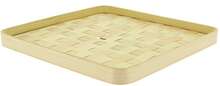 Quadratisches Bambustablett : Tabletts und servierplatten