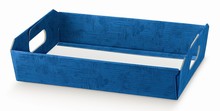 Geschenkkorb Pappe viereckig blau : Korb geschenkkorb präsentierungskorb