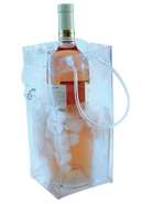 Icebag Pro transparent m. Henkeln : Verpackung fur flaschen und regionalprodukte