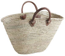 Einkaufskorb Palmblatt m. kurzen Henkeln : Ladentaschen einkaufstaschen modetaschen